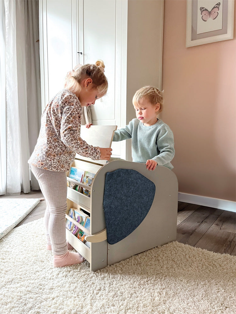 Elephant Toy Box with Seat & Wheels