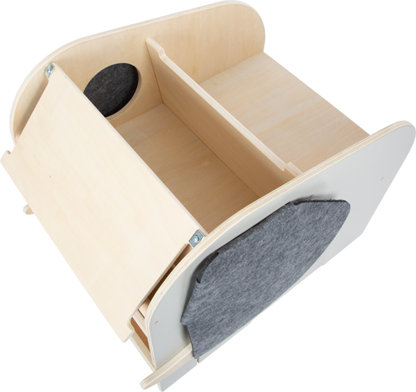 Elephant Toy Box with Seat & Wheels