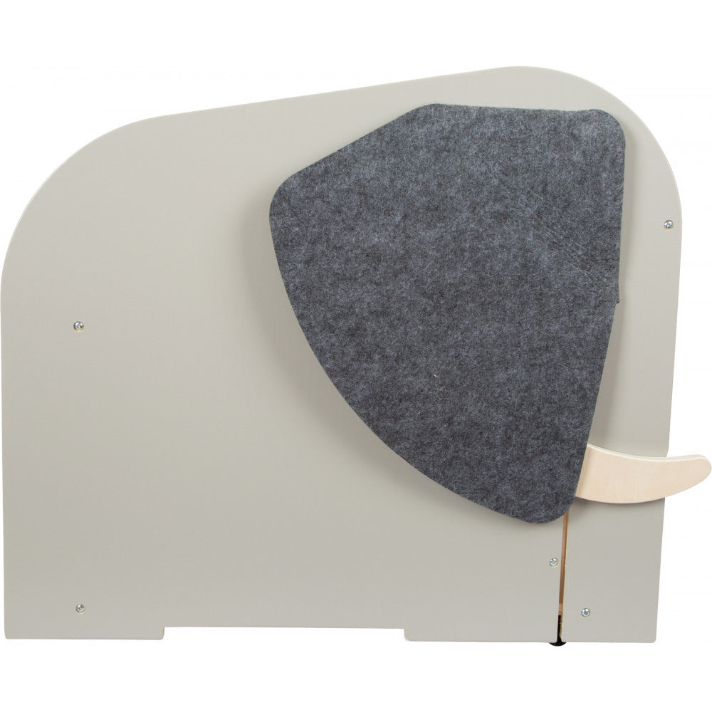 Elephant Toy Box with Seat & Wheels