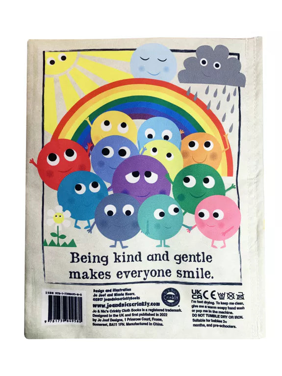 Nursery Times Crinkly Newspaper - Rainbow of Emotions