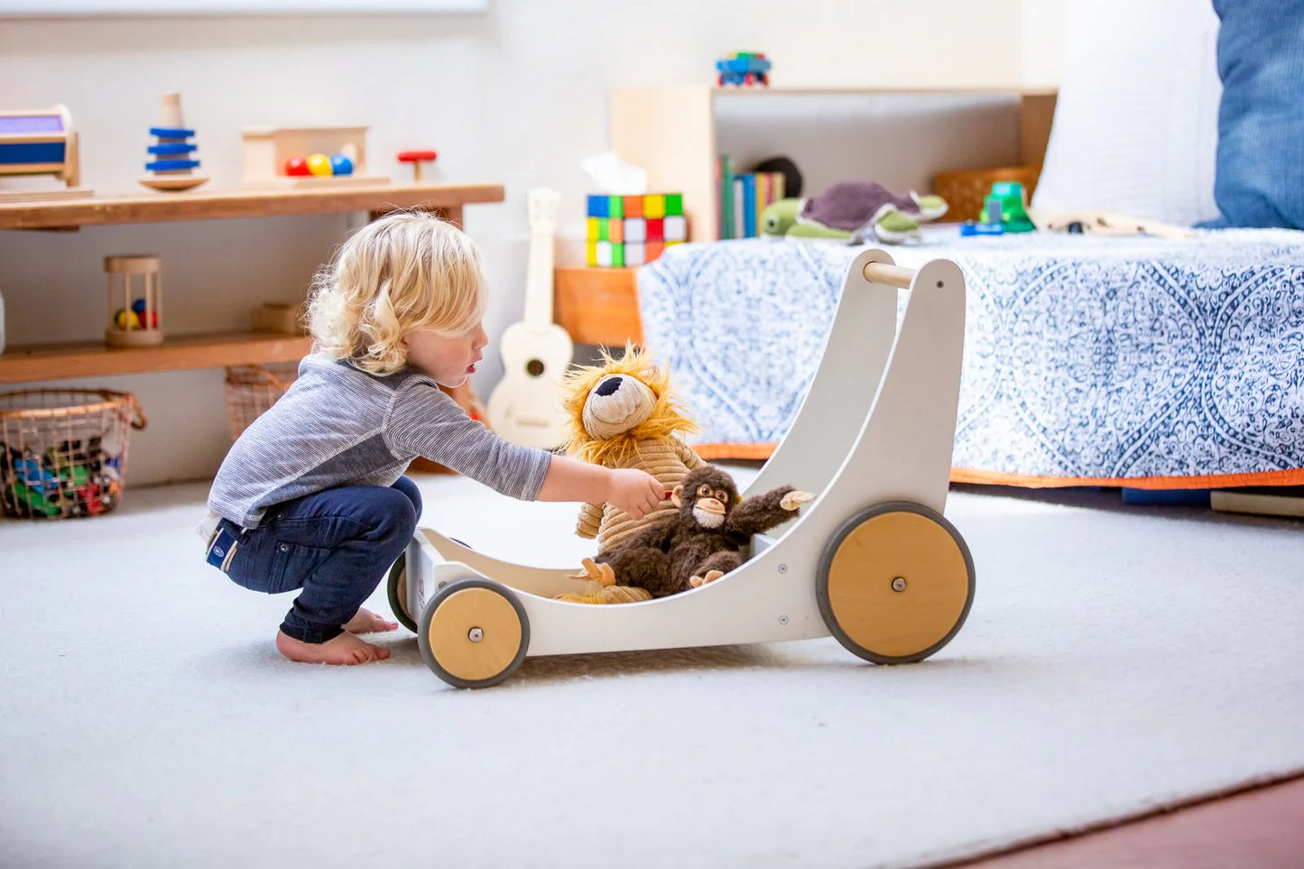 2-in-1 Storage Cart & Walker