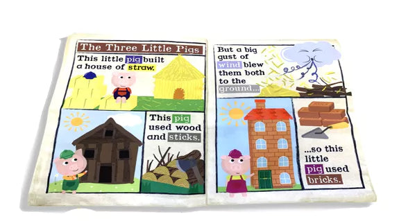 Nursery Times Crinkly Newspaper - Three Little Tales