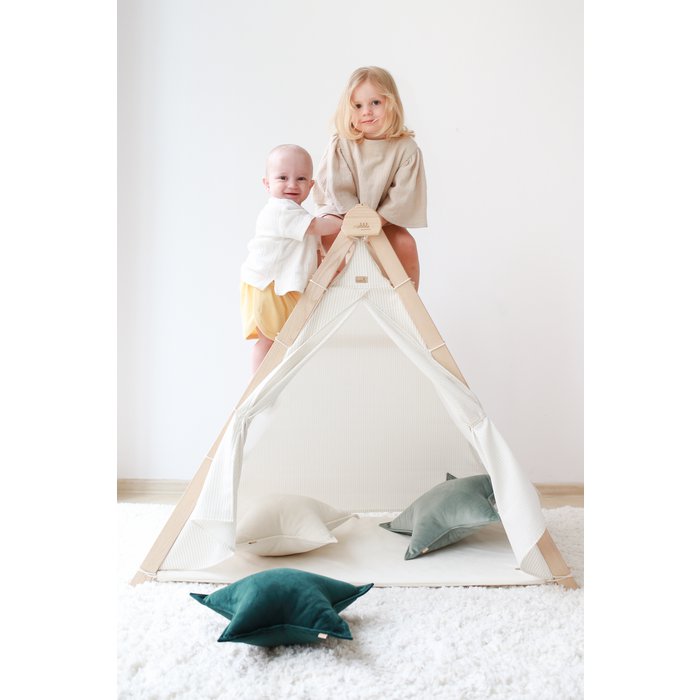 2-in-1 Foldable Tent and Pikler Triangle