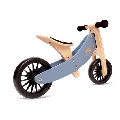 2-in-1 Wooden Balance Bike & Tricycle