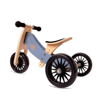 2-in-1 Wooden Balance Bike & Tricycle