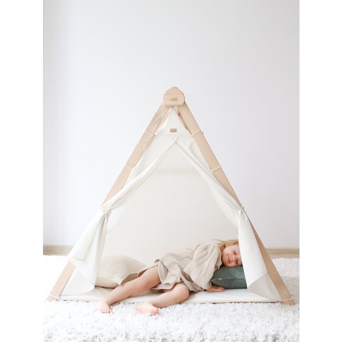 2-in-1 Foldable Tent and Pikler Triangle