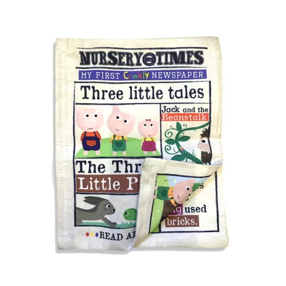 Nursery Times Crinkly Newspaper - Three Little Tales