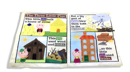 Nursery Times Crinkly Newspaper - Three Little Tales